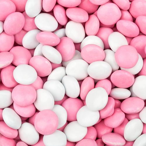 Just Candy Milk Chocolate Minis Pink & White Mix 2lb Bag
