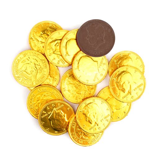 Fresch Milk Chocolate Coins Gold Foil