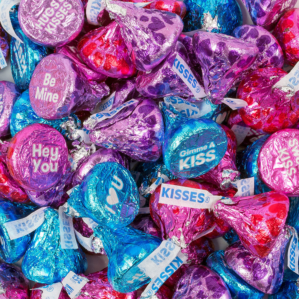 Valentine's Day Conversation Hershey's Milk Chocolate Kisses - 10.1oz ...