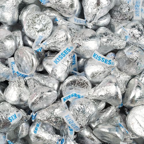 Hershey's Kisses Silver Foil Candy