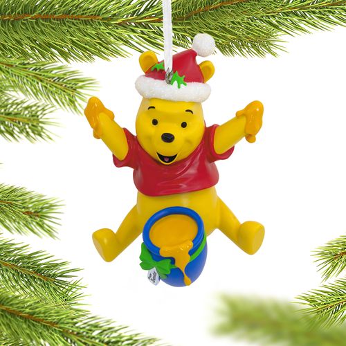 Hallmark Disney Winnie The Pooh- Pooh with Honey Pot Holiday Ornament