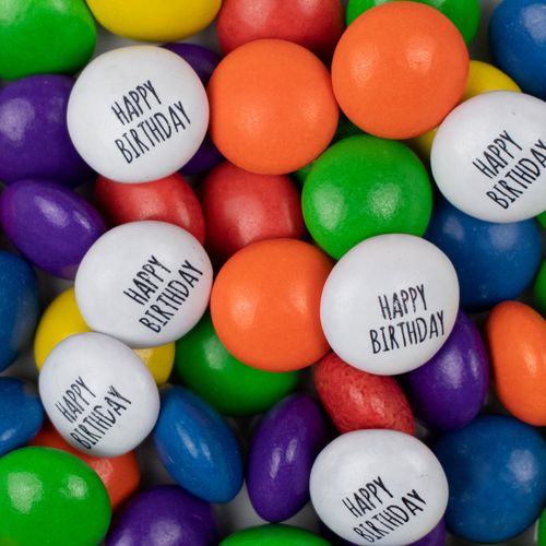 Just Candy Rainbow Happy Birthday Mix Milk Chocolate Minis