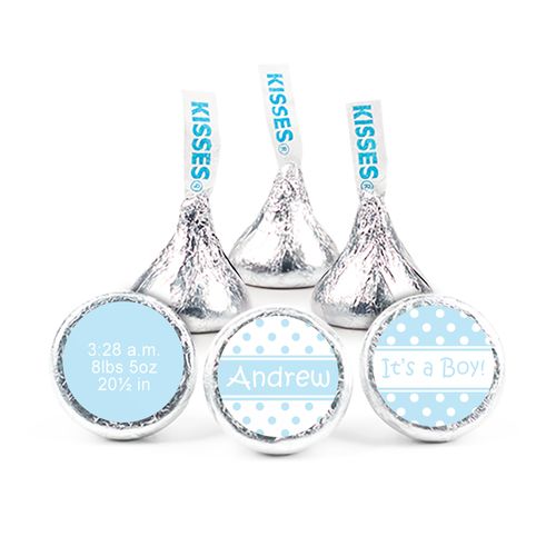 Prince Dots Baby Boy HERSHEY'S KISSES Candy Assembled
