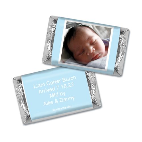 Baby Boy Snapshot Personalized Miniature Wrappers