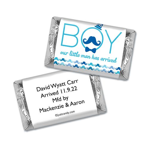 Boy oh Boy Personalized Miniature Wrappers
