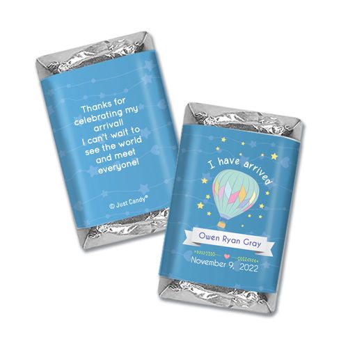 Personalized Mini Wrappers Only - Juliana Da Costa Birth Announcement It's a Boy I have Arrived