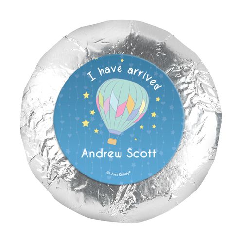 1.25in Stickers - Personalized Boy Birth Announcement I Have Arrived (48 Stickers)