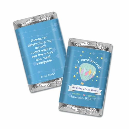 Personalized Hershey's Miniatures - Juliana Da Costa Birth Announcement It's a Boy I have Arrived