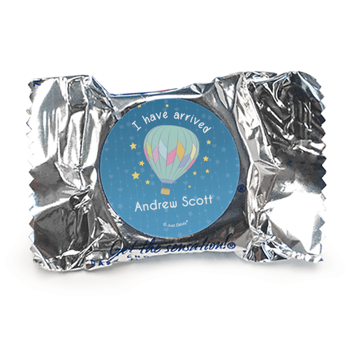 York Peppermint Patties - Personalized Boy Birth Announcement I Have Arrived