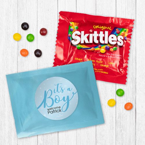Personalized Boy Birth Announcement It's a Boy - Skittles