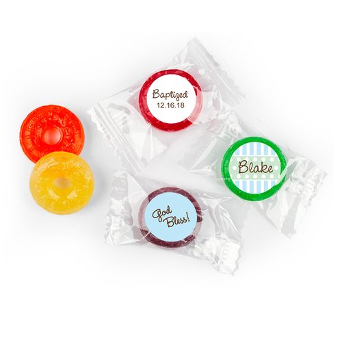 Innocents Personalized Baptism LifeSavers 5 Flavor Hard Candy Assembled