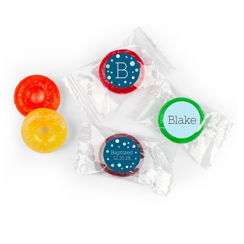 Spotty Personalized Baptism LifeSavers 5 Flavor Hard Candy Assembled