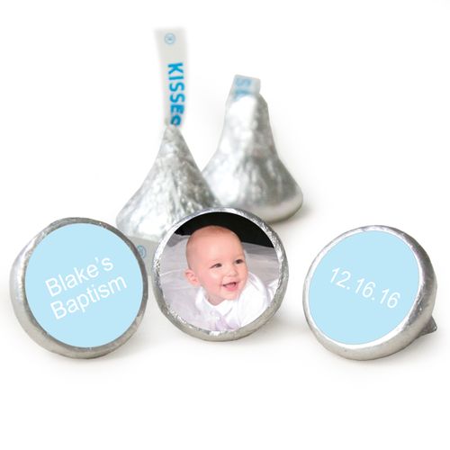 Add Your Photo Baptism HERSHEY'S KISSES Candy Assembled