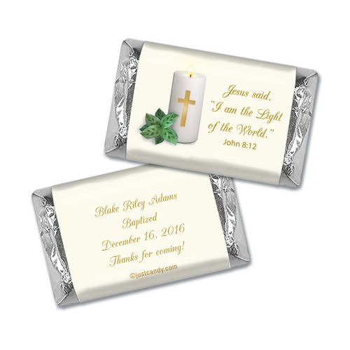Candle Light Personalized Miniature Wrappers