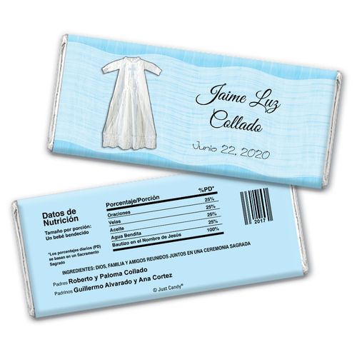 Cubierto de Fe Personalized Candy Bar - Wrapper Only
