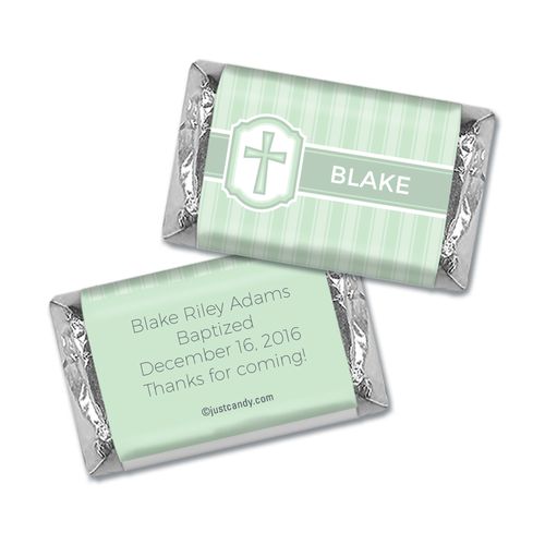 Classic Baptism Personalized Miniature Wrappers