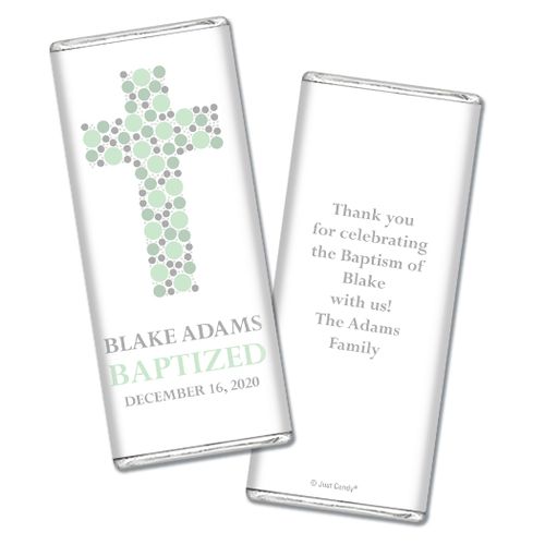 Stepping Stones Baptism Personalized Candy Bar - Wrapper Only