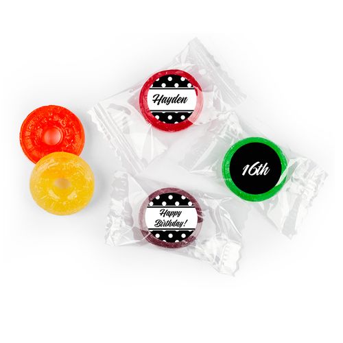 Dotty Personalized Birthday LIFE SAVERS 5 Flavor Hard Candy Assembled