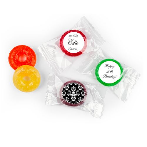 Damask Personalized Birthday LIFE SAVERS 5 Flavor Hard Candy Assembled