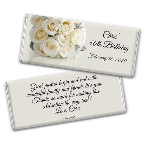 Classic Celebration Personalized Candy Bar - Wrapper Only