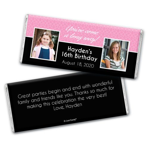 Long Way Personalized Candy Bar - Wrapper Only