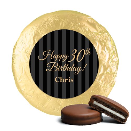 Personalized 30th Birthday Milk Chocolate Covered Oreo Cookies