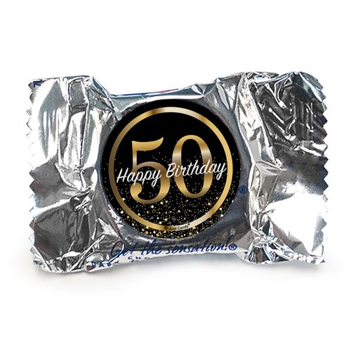 Milestone 50th Birthday York Peppermint Patties - Elegant Birthday Bash