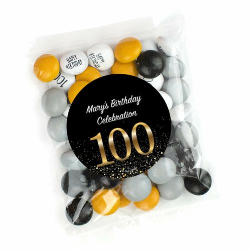 Elegant Birthday Candy Bag with JC Chocolate Minis - 100