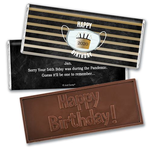Personalized Birthday Embossed Chocolate Bars