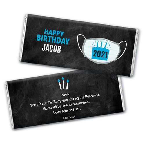 Personalized Birthday Colors Chocolate Bars