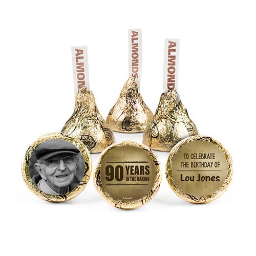Personalized Milestone 90th Birthday Years in the Making Hershey's Kisses