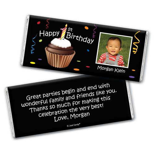 My First Cupcake Personalized Candy Bar - Wrapper Only