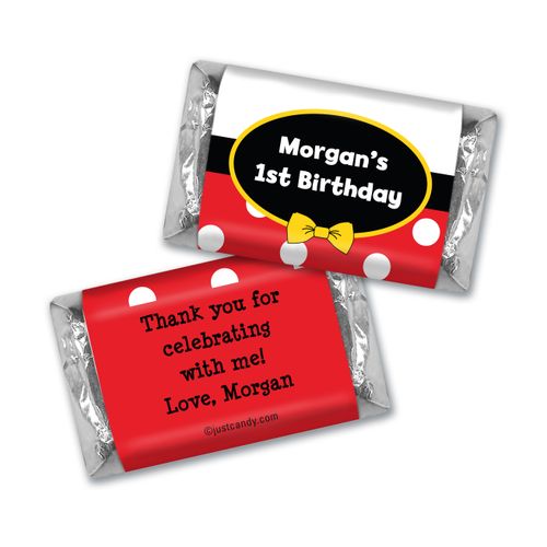 His Mousey Birthday MINIATURES Candy Personalized Assembled