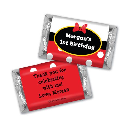 Her Mousey Birthday Personalized Miniature Wrappers