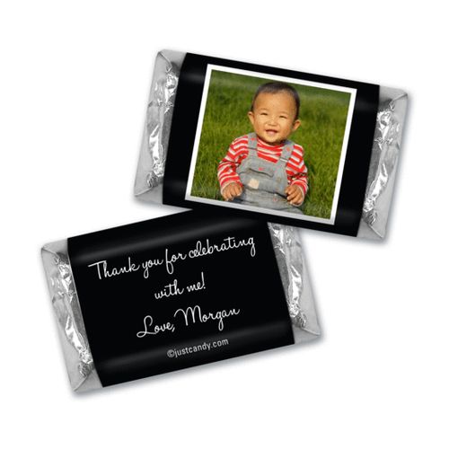 First Birthday Snapshot Personalized Miniature Wrappers