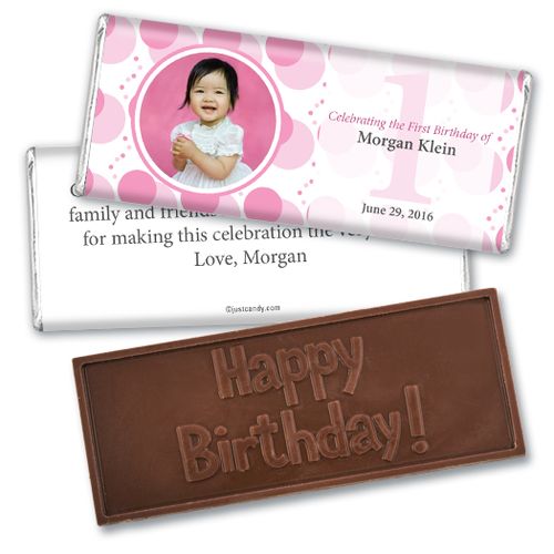 What a Spectacle Personalized Embossed Chocolate Bar Assembled