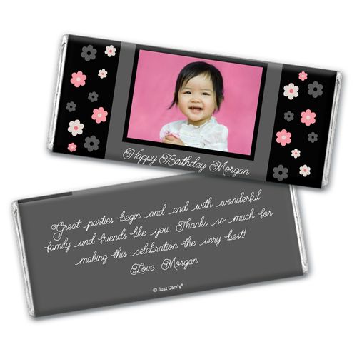 First Flowers Personalized Candy Bar - Wrapper Only