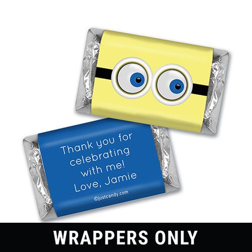 Eyes on Your Birthday Personalized Miniature Wrappers