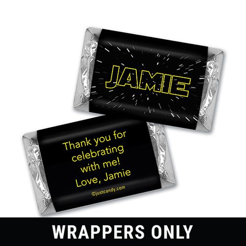 Light Speed Personalized Miniature Wrappers