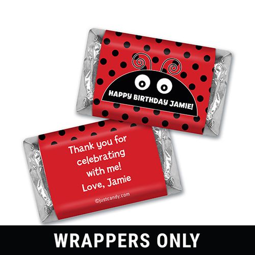 Lucky Ladybug Personalized Miniature Wrappers