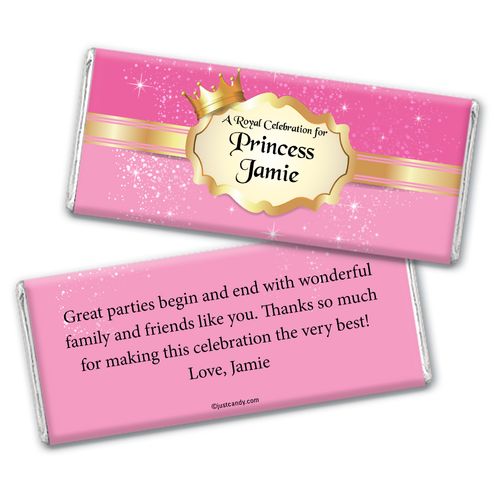 Our Princess Personalized Candy Bar - Wrapper Only