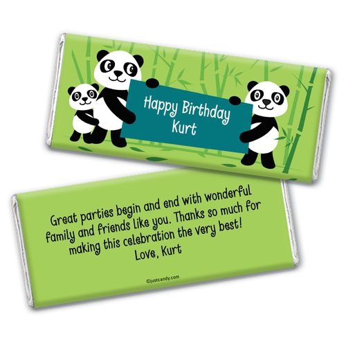 Pandagram Personalized Candy Bar - Wrapper Only