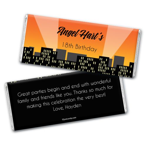 Sweet Spotlights Personalized Candy Bar - Wrapper Only