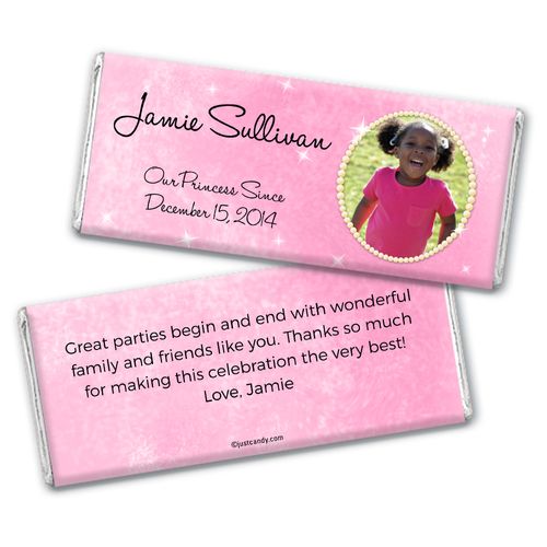 Princess Party Personalized Candy Bar - Wrapper Only