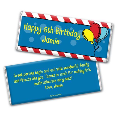 Fantastical Magical Birthday Personalized Candy Bar - Wrapper Only