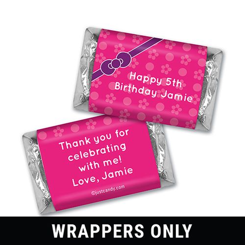 Hello Birthday Personalized Miniature Wrappers