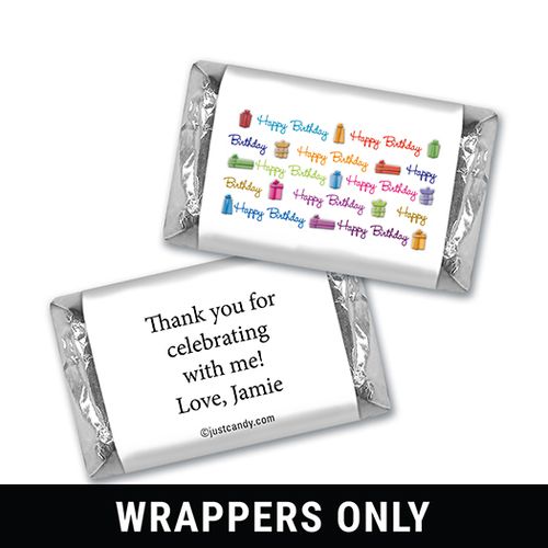 Colorful Presents Personalized Miniature Wrappers