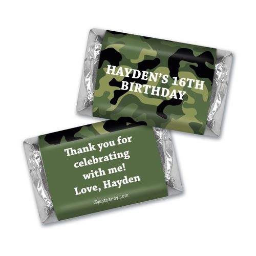 Camo Celebration MINIATURES Candy Personalized Assembled