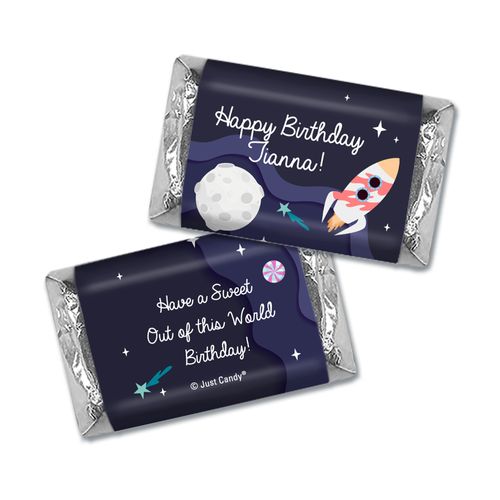 Out of This World Kids Birthday Personalized Miniature Wrappers
