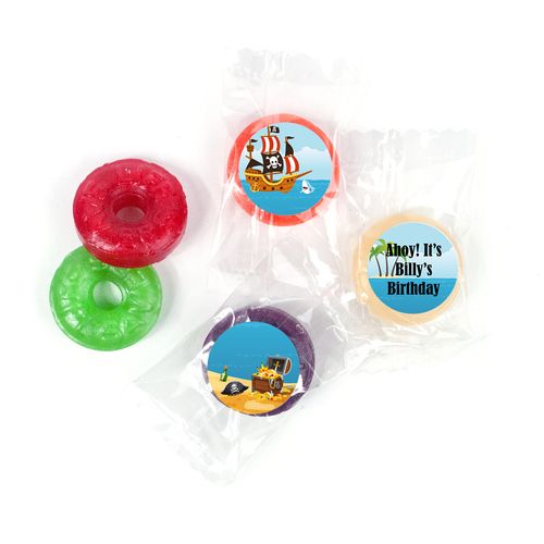 Personalized Pirate Birthday Pirate Gold - Life Savers 5 Flavor Hard Candy